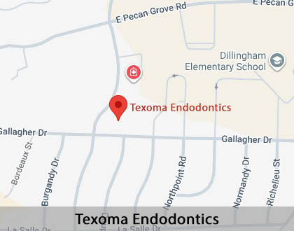 Map image for Apicoectomy in Sherman, TX